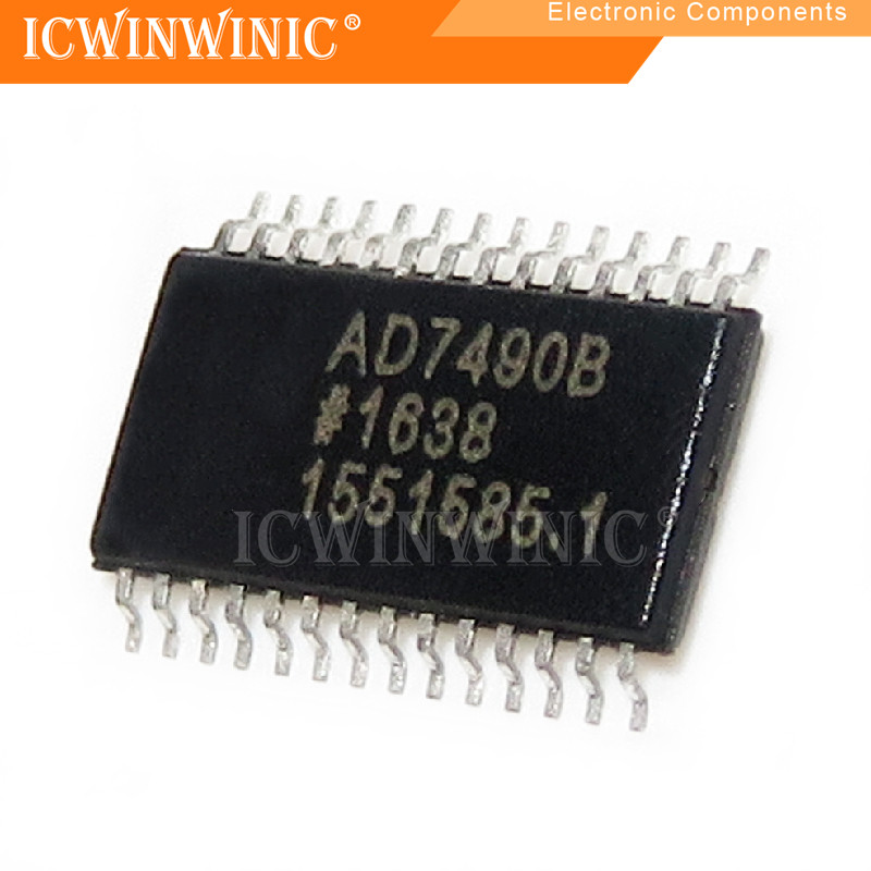 5 ชิ้น AD7490BRUZ AD7490BRU AD7490 TSSOP-28 ส่วนประกอบอิเล็กทรอนิกส์