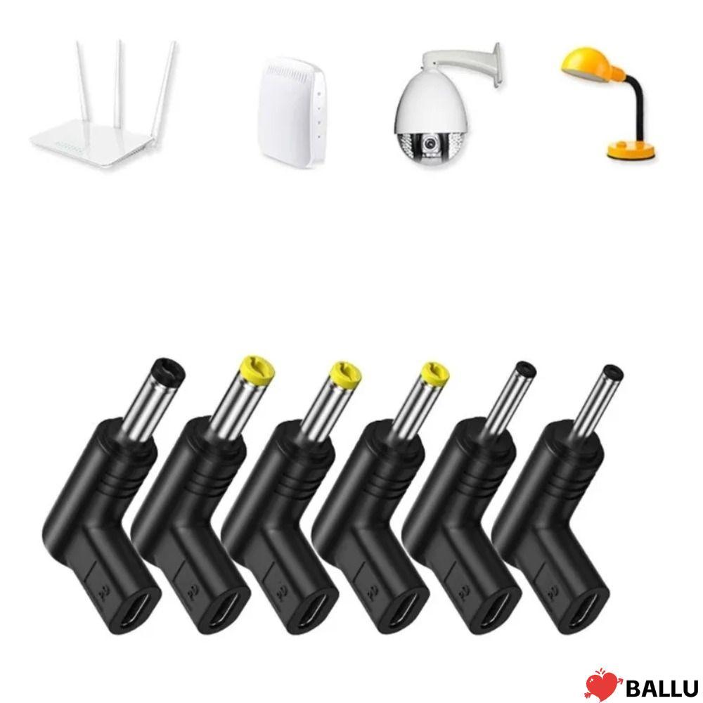 BALLU USB C PD to DC Power Connector, Universal 5V 9V 12V Type C to DC Jack Plug, Type-C PD Converte