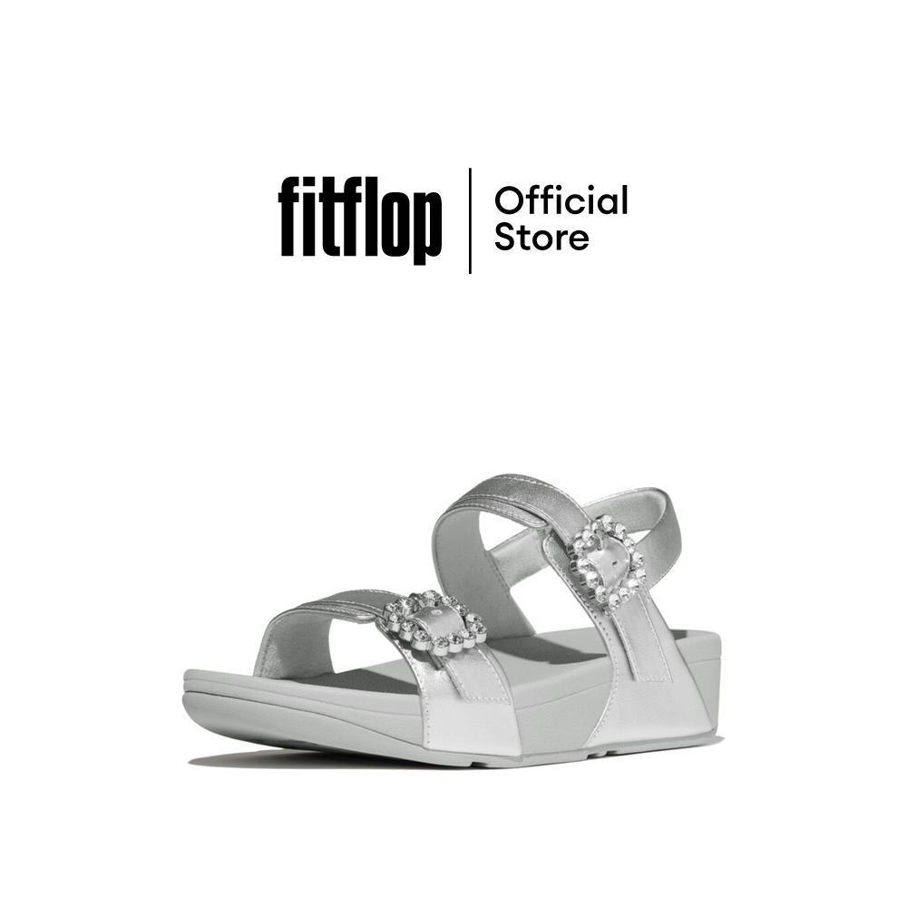 FITFLOP LULU CRYSTAL-BUCKLE BACK-STRAP