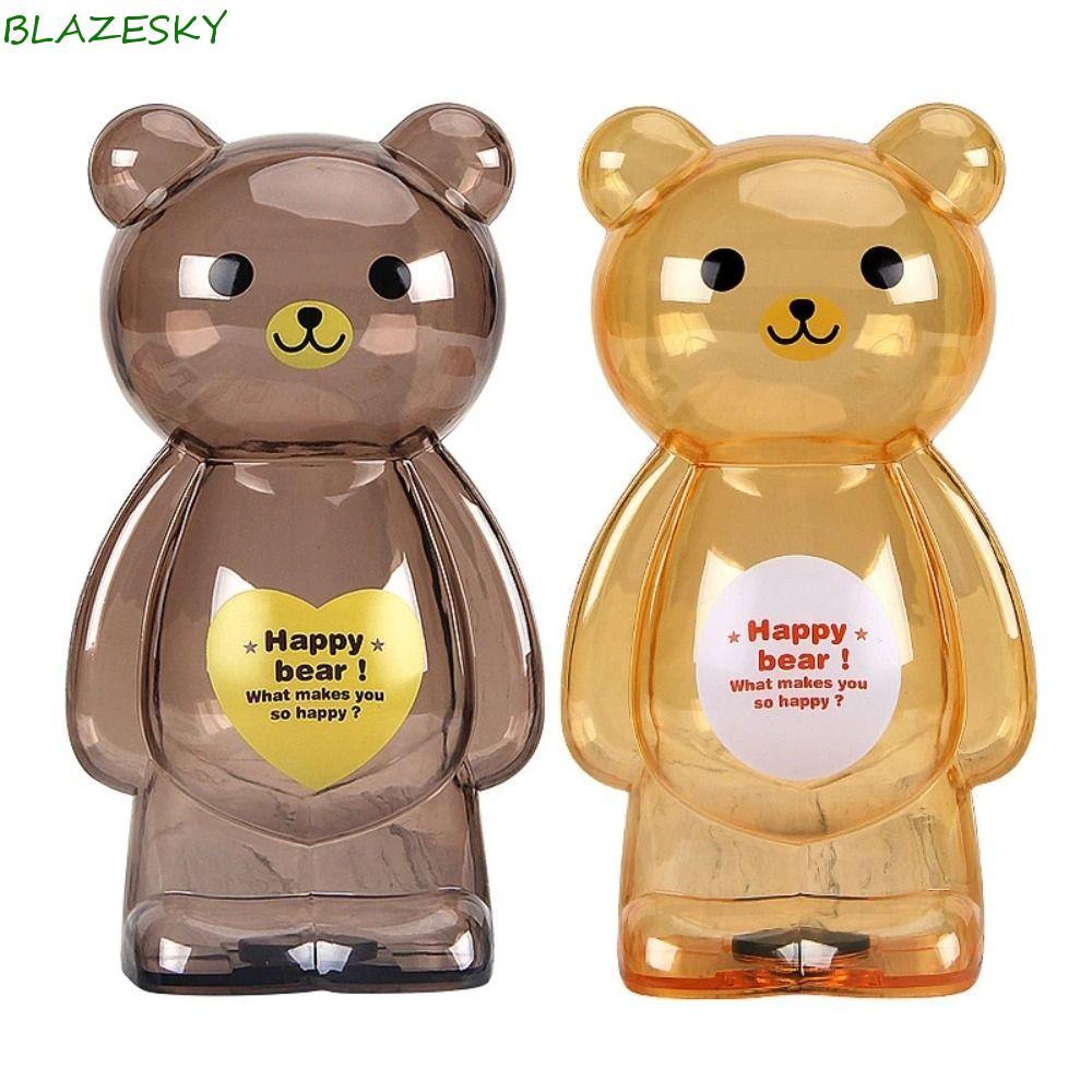 BLAZESKY Bear Piggy Bank เพียงพอ-ความจุอนุบาลจัดการ Funds ตกแต่งบ้าน Light-weight การ์ตูนหมีของเล่นเด็ก