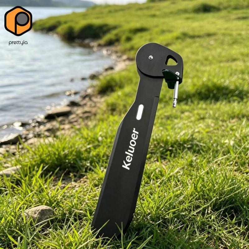 Prettyia เหยียบเรือ Stern Fin Quick ติดตั้ง Kayak Rudder ปรับ Kayak Rudder Kit