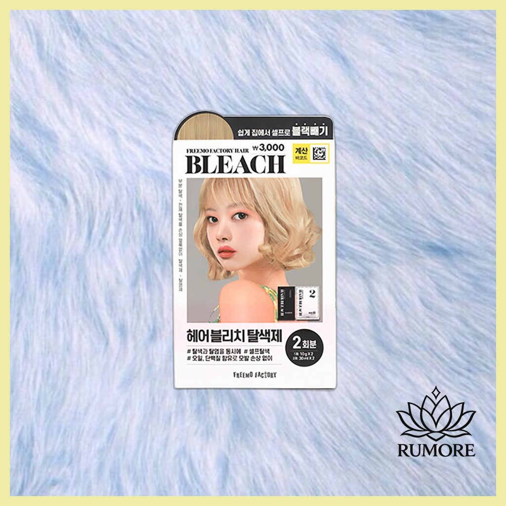 [daiso] Freemo Factory Hair Bleach, 80ml, 2pc / Korean Hair Bleach / Brightening Effect / ของแท้ 100