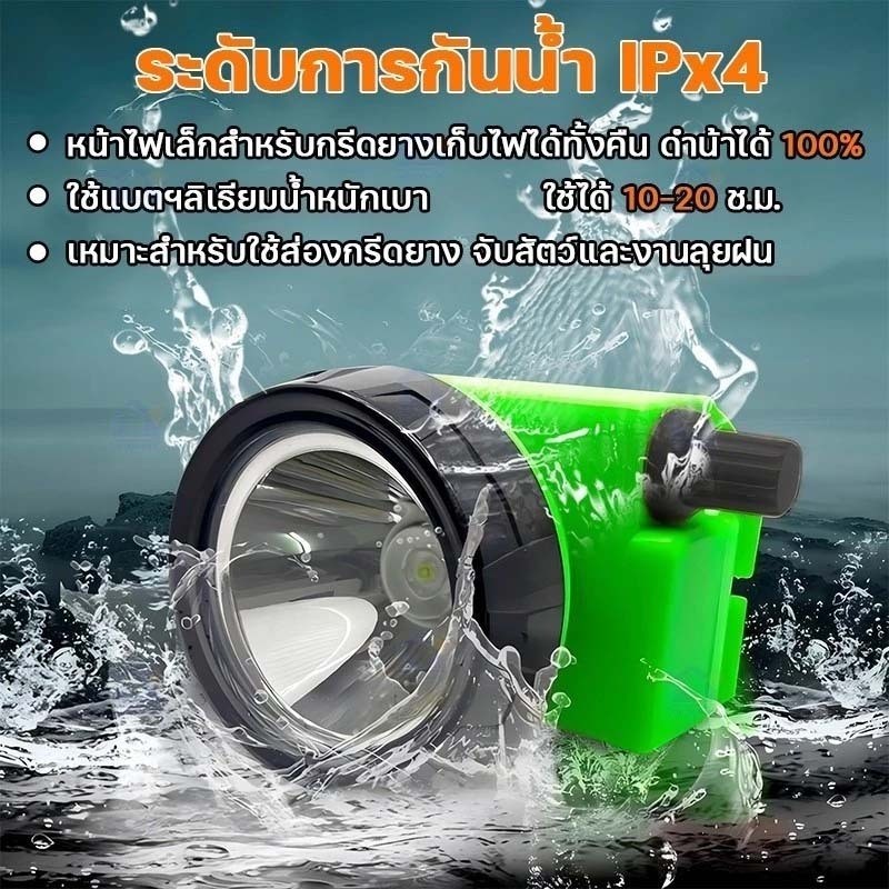 ⚡COD⚡ ไฟฉายคาดหัว กันน้ำได้ดี ให้ความสว่างสูง ไฟหน้าแบบ LED แบบชาร์จไฟได้ พกพาสะดวก แบบชาร์จไฟได้ พกพาสะดวก