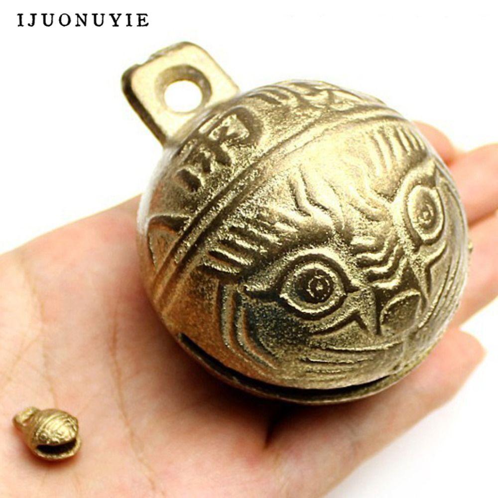 IJUONUYIE กระดิ่งปลอกคอสุนัข, 11mm14mm16mm18mm20mm Vintage ทองเหลือง Bells, Mini ทองแดง Bells Craft Bells