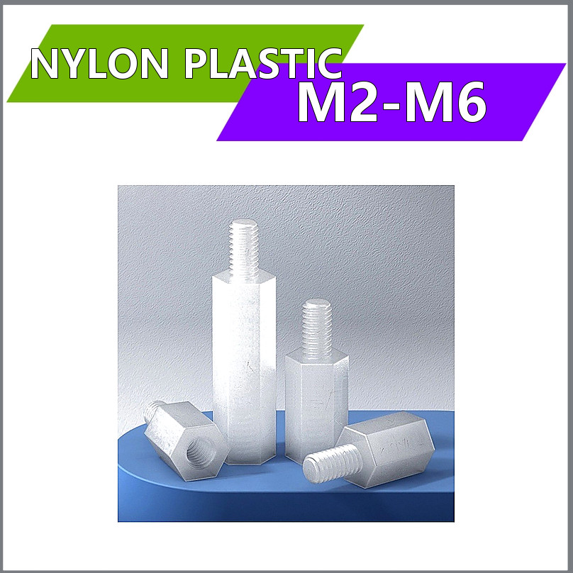ไนลอน M2-M6 แข็งแรง (10-50pcs) L5-50mm 【drp】