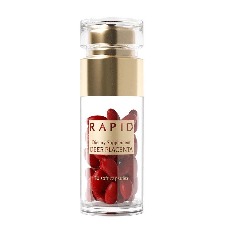 Rapid Rapid Rapid Rapid Deer Placenta แคปซูล 30 แคปซูลเด็ก Face Pills Menopause Regulate Endocrine N