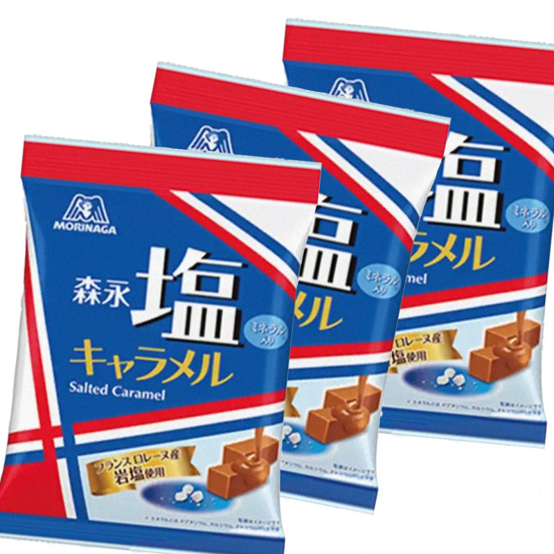 Readystock Morinaga Rock Salt Toffee Caramel Toffee ของว่างเค็มอ่อน ลูกอมช็อคโกแลต 1035