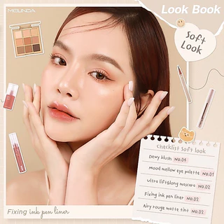 Meilinda Fixing Ink Penliner ปากกาอายไลน์เนอร์หัวพู่กัน MC3116