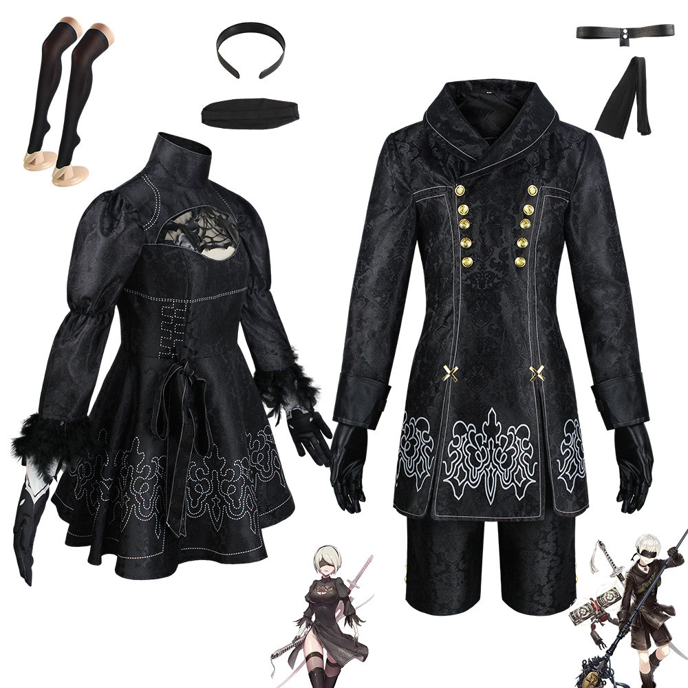 Niel Mechanical Era cos เสื้อผ้า 9S 2B น้องสาวชุด cos Performance เสื้อผ้า Yohal 2B น้องสาว cos เสื้