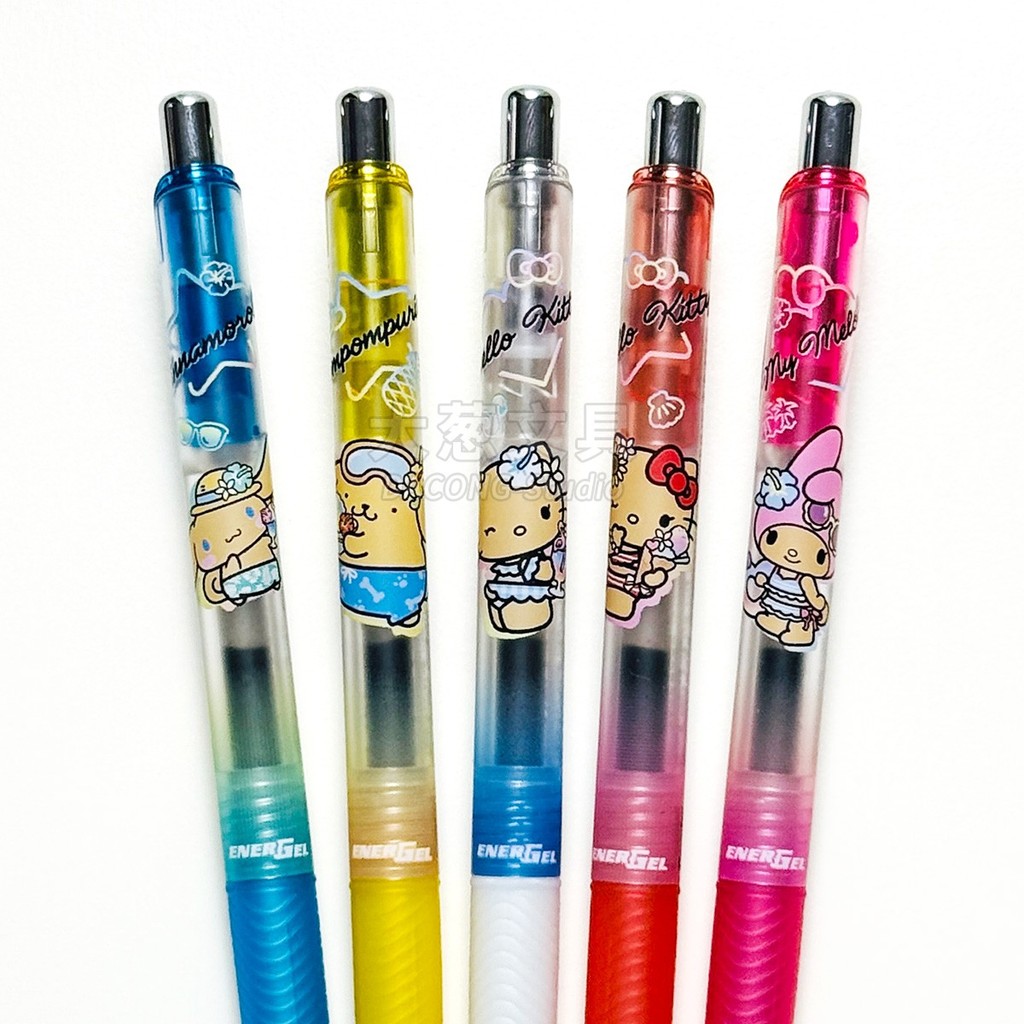 Japan Pentel Pentel Hello Kitty Hawaii Limited Gel Pen BLN75 Limited Edition Cinnamon Dog Pudding Do