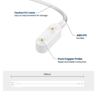 สายชาร์จสำหรับ for Huawei Band 11/11 Pro / 10 9 8 7 6 Fit 3 / Fit 2 / Fit / OPPO Band 2 เก็บ B4 Lite / B4 Honor Band 6 7
