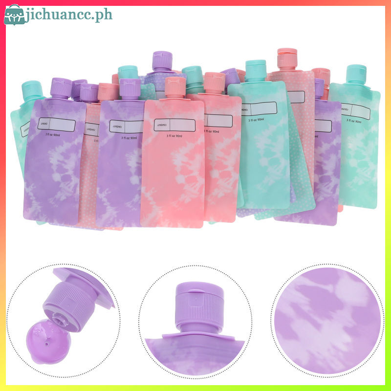 Body Lotion Compact Toiletry Bag Wash Travel Container 24 ชิ้น