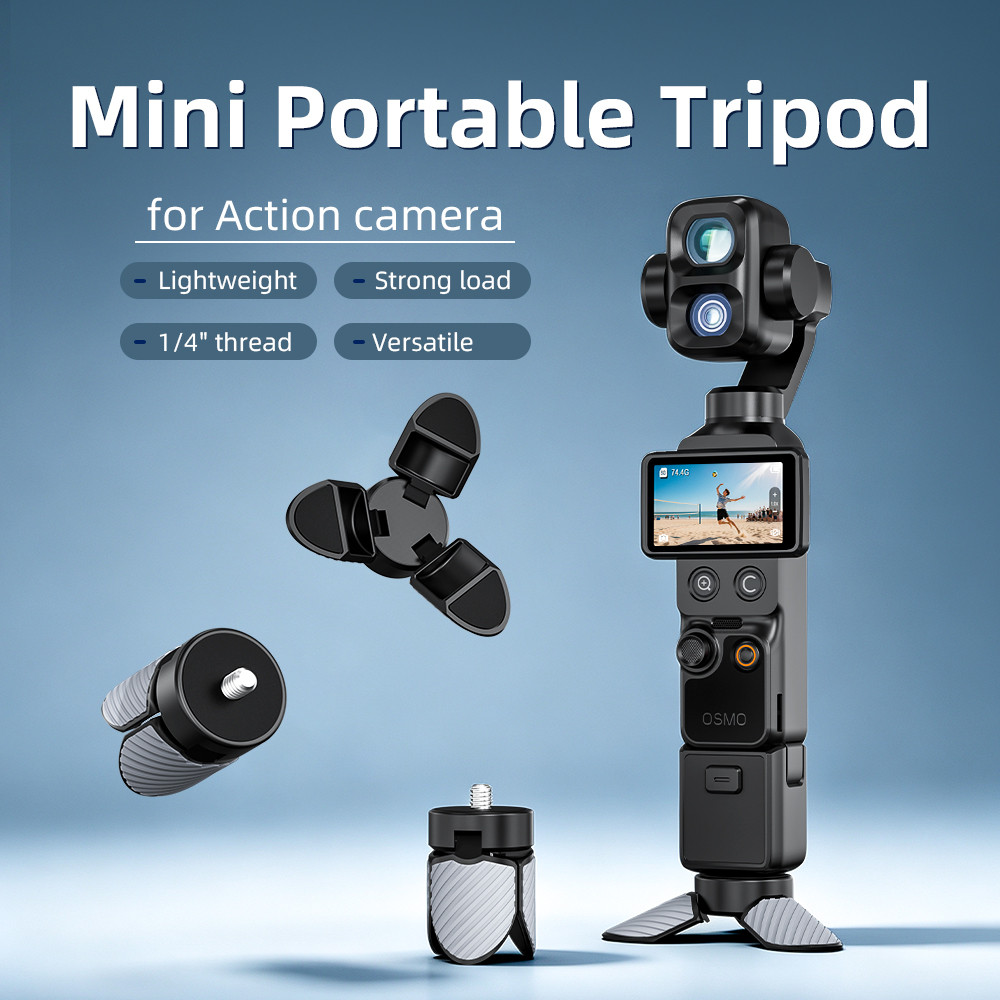 สําหรับ DJI OSMO POCKET 4P/4/3 ขาตั้งกล้องเดสก์ท็อปกล้องกีฬาฐานคงที่ ACTION 6 อุปกรณ์เสริม