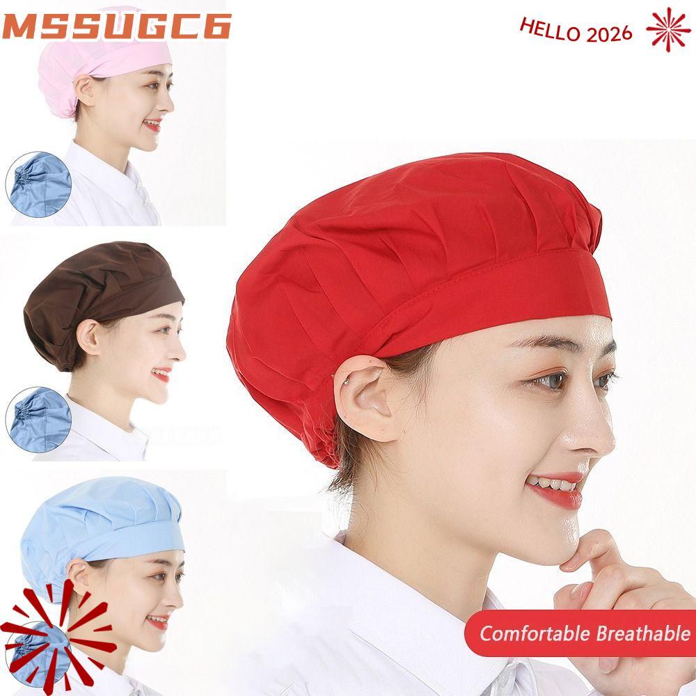 MSSUGC6 Wrap Hair Hat, Bundled Hair Cotton Dust proof Work Cap, Accessories Work Headband Food Servi