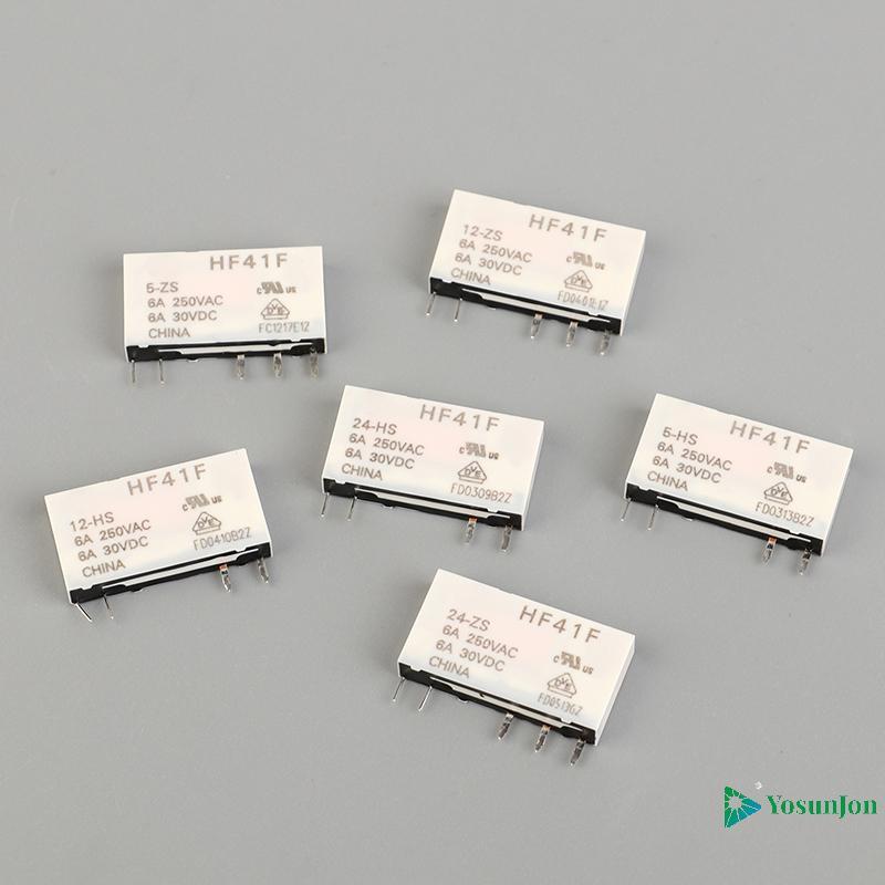 YosunJon] HF41F-24-ZS HF41F-12-ZS HF41F-5-ZS HF41F-5-HS HF41F-12-HS HF41F-24-HS รีเลย์อุตสาหกรรม Sub