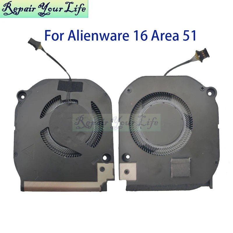 พัดลมระบายความร้อนแล็ปท็อปสําหรับ Dell สําหรับ Alienware 16 Area-51 CPU GPU Cooler หม้อน้ํากราฟิกการ