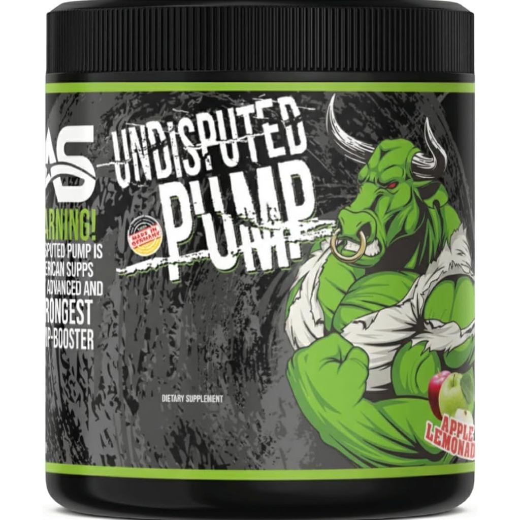 ปลอเมริกัน® PREMIUM Pump Booster ohne Koffein [510g] - AAKG + L Citrullin Malat + Beta Alanin + Gink