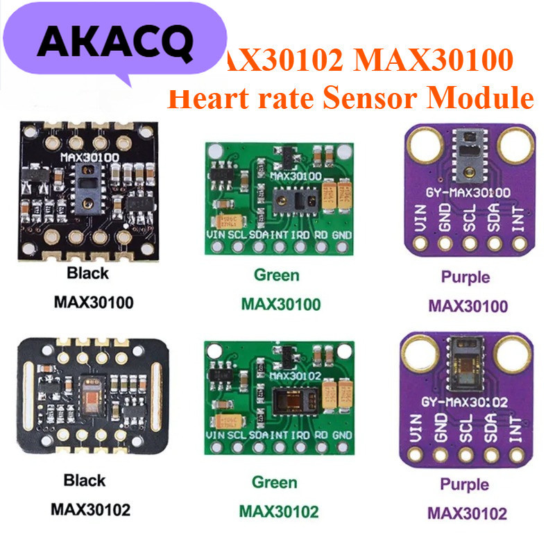 MAX30102 MAX30100 Heart rate Sensor โมดูล Puls การตรวจจับการทดสอบความเข้มข้นของออกซิเจนในเลือดสําหรั