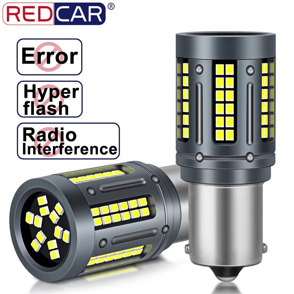 e2Pcs Canbus 50W PY21W P21W 1156 BA15S BAU15S หลอดไฟ Led T20 7440 W21W T25 3156ไฟเลี้ยว Led หลอดไฟรถ