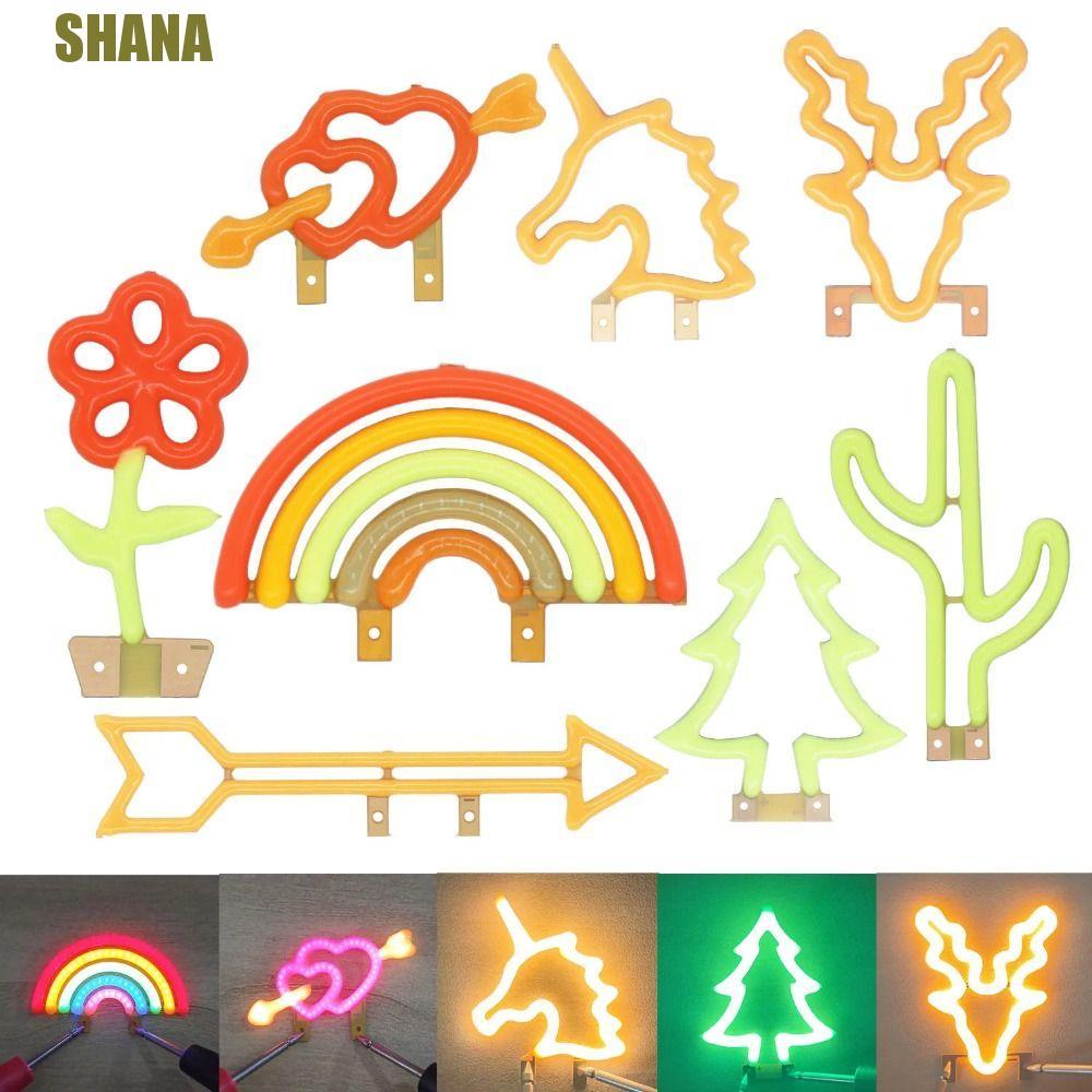 SHANA LED Edison Filament, ยืดหยุ่น 3V ไดโอด Light Filament, Love Letter ตกแต่งการ์ตูน Micro Retro ห
