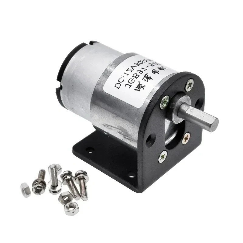JGB37-520 12V 24V กล่องเกียร์แรงบิดสูงมอเตอร์ไฟฟ้าใหม่ Gearmotor 5/10/20/30/45/60/100/200/300/600rpm