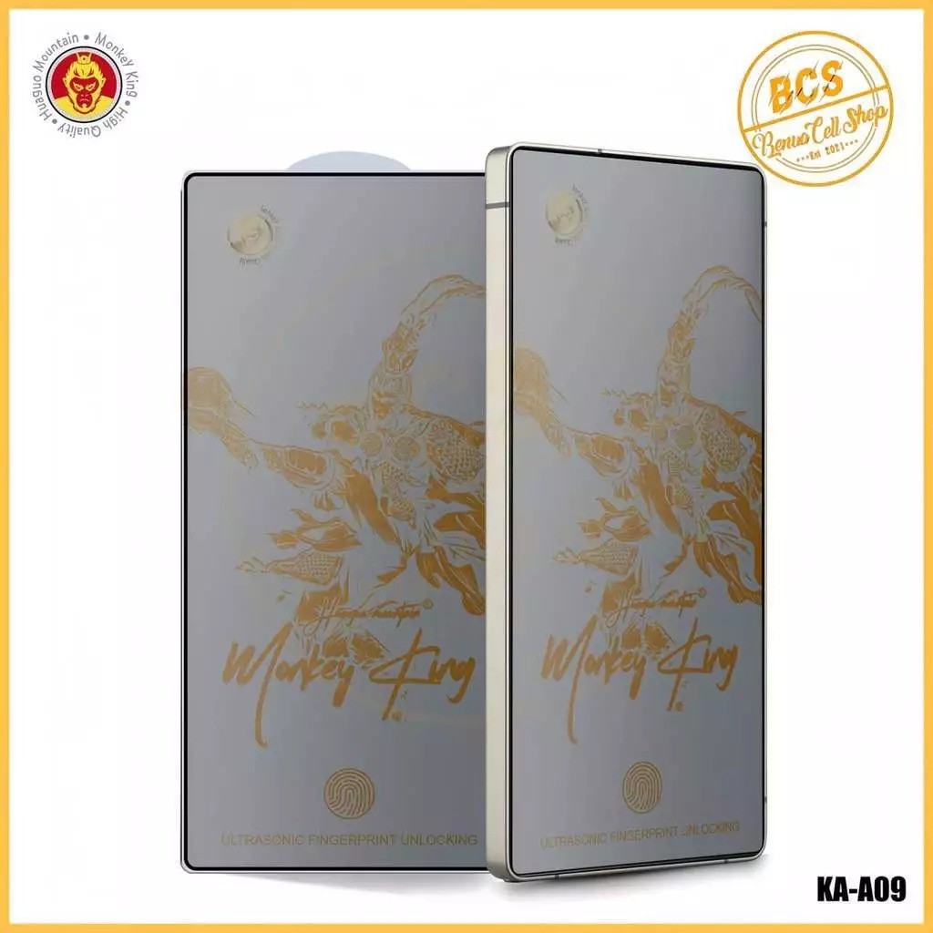 BCS - [แพ็คขั้นต่ํา 10 แผ่น] กระจกนิรภัยกันส่อง KA-A09 MONKEY KING สําหรับ Samsung Galaxy S21/S21+/S