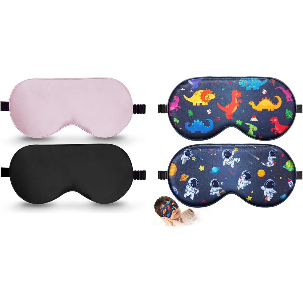 BeeVines Silk Sleep Mask & Kids Sleep Mask
