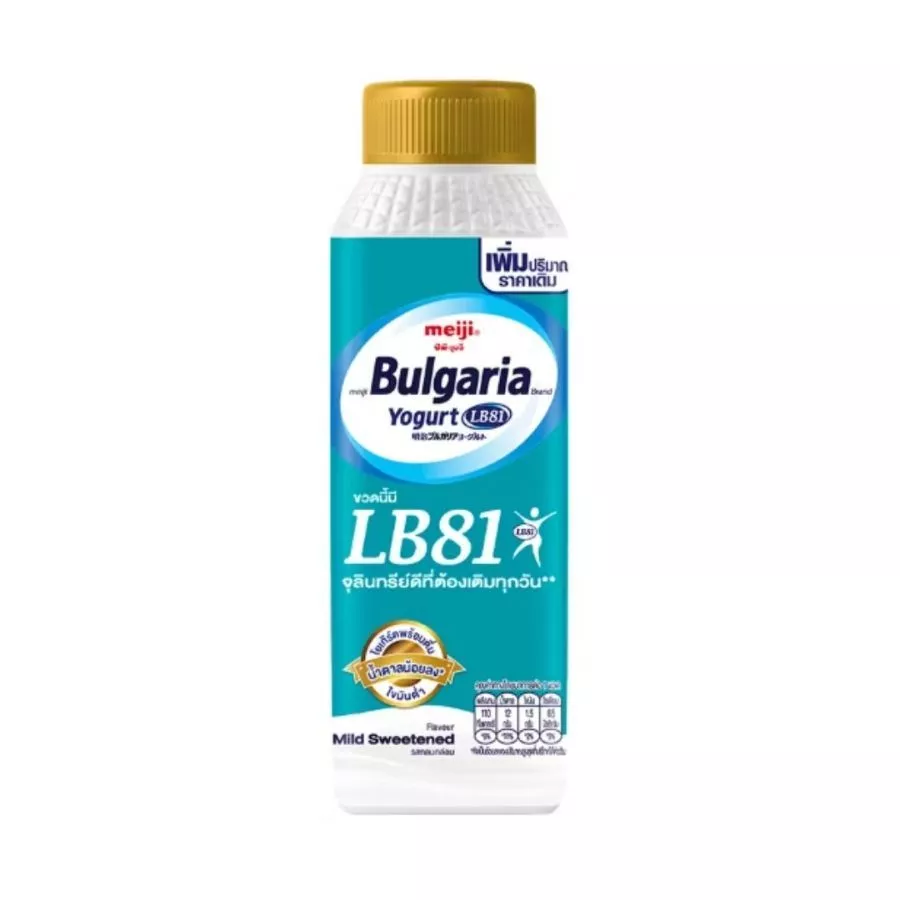 เมจิ บัลแกเรียโยเกิร์ตพร้อมดื่มกลมกล่อม Meiji Bulgaria Drinking Sweetened 150ml.