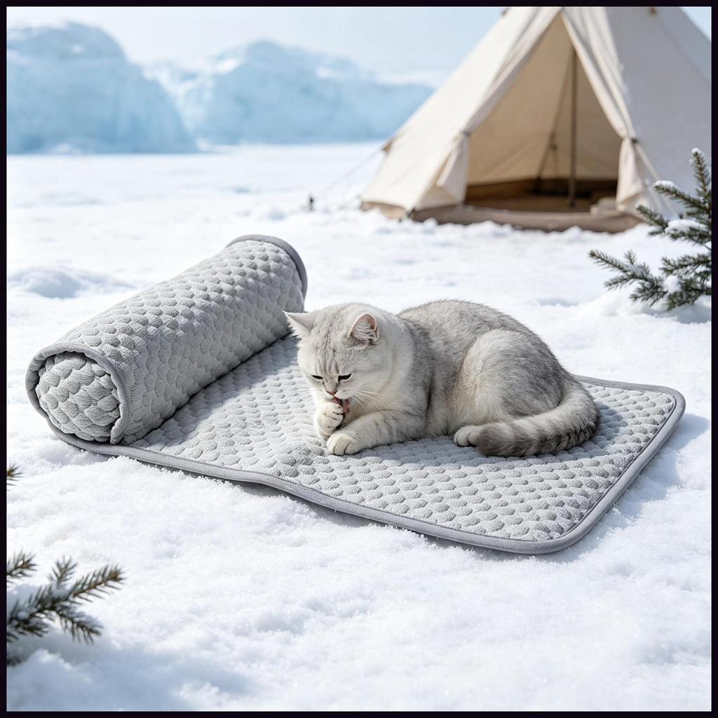 สุนัข Cooling MAT ฤดูร้อนแมวลื่น Sleeping Pad Cooling Puppy Crate MAT สําหรับลูกสุนัขลูกแมวห้องนอนชั