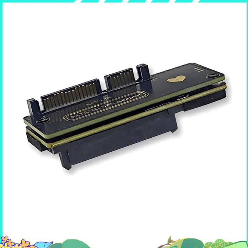 SATA ถึง SAS HDD อะแดปเตอร์การ์ด 6Gbps SATA 3.0 22Pin ถึง SAS 29Pin การ์ดขยายสําหรับ SAS 2.5/3.5 นิ้
