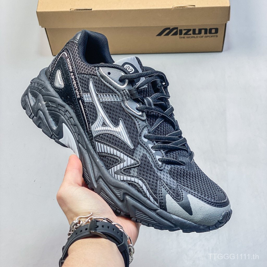 Mizuno Adventure Twe Y2K รองเท้าวิ่ง Anti-Slip Wear-Resistant Rebound รองเท้าผ้าใบผู้ชายผู้หญิงสไตล์