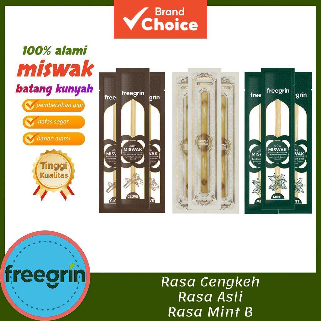 แพ็ค Miswak 9 แท่ง – รสกานพลู 3 แท่ง รสออริจินัล 3 แท่ง รสมิ้นท์ 3 | แปรงสีฟันไม้แบบมุสลิมจากธรรมชาติ