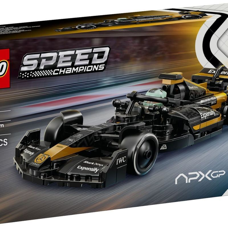 SPEED Series 77252 F1 ภาพยนตร์ขนาดใหญ่ APXGP รถแข่งโมเดลบล็อกตัวต่อ