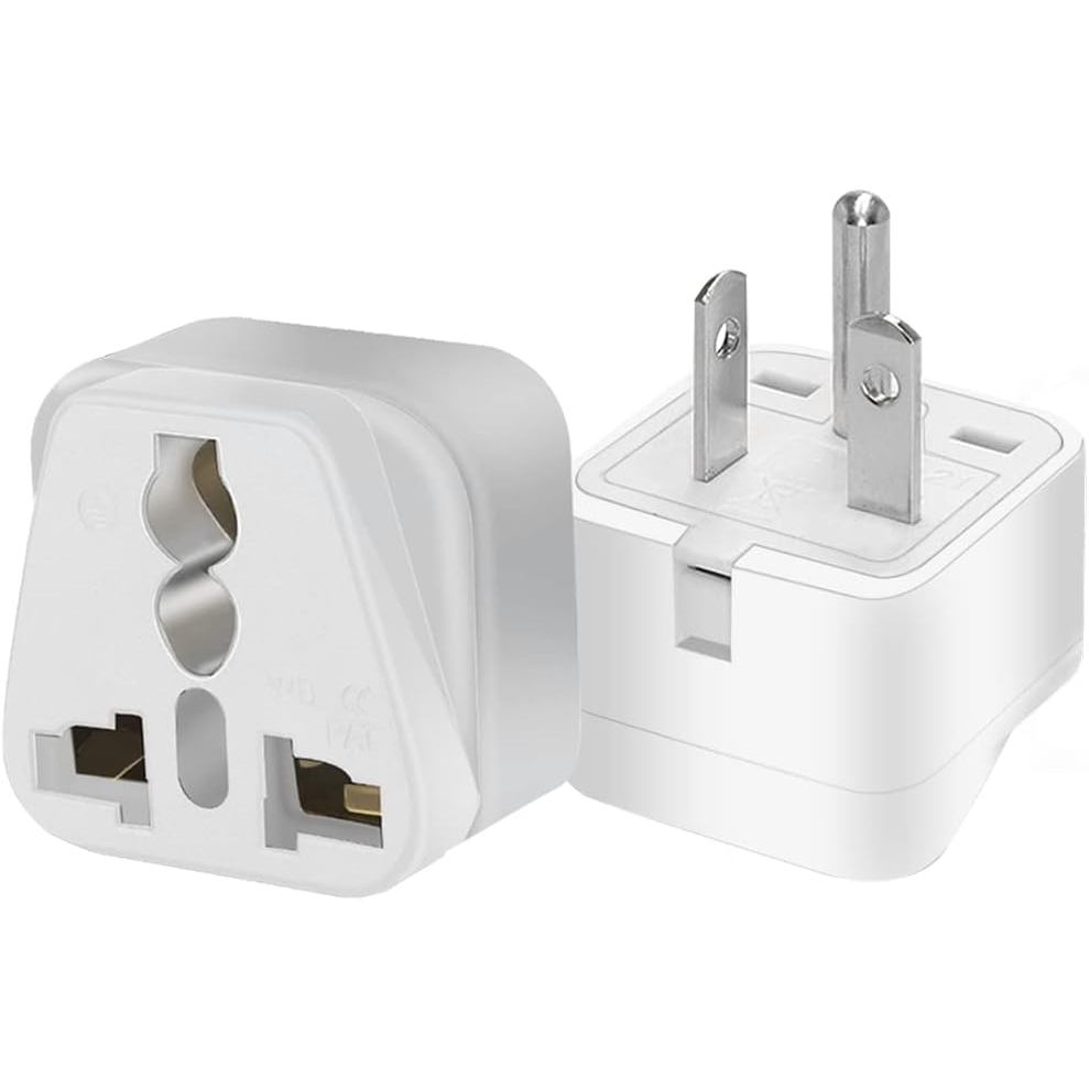 (2 แพ็ค) NEMA 6-20P ปลั๊กอะแดปเตอร์,American US NEMA 6-20Pปลั๊กไฟ,US 3 ขาปลั๊ก Universal 3 หลุมซ็อกเ