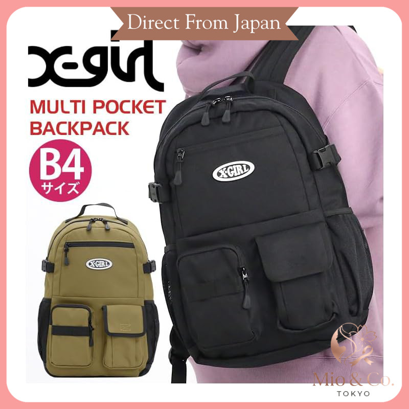 X-GIRL Multi Pocket Backpack