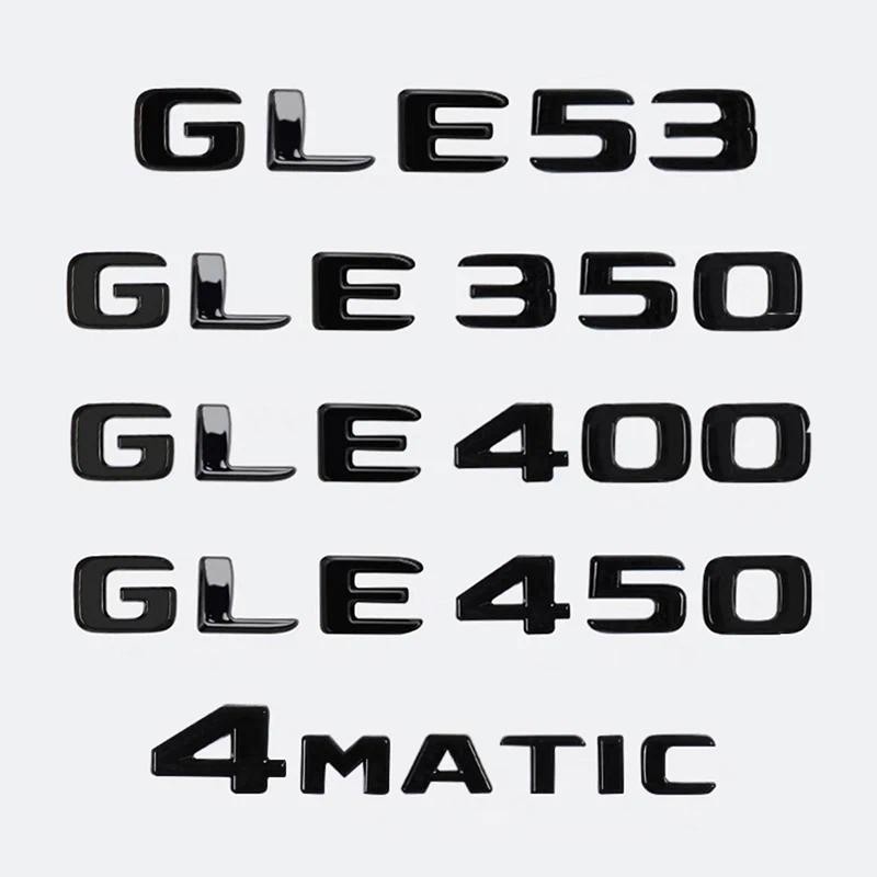 รถTrunkคําโลโก้ป้ายสัญลักษณ์Decalsสติกเกอร์สําหรับMercedes Benz GLE53 GLE63 GLE250 GLE300d GLE350 GL