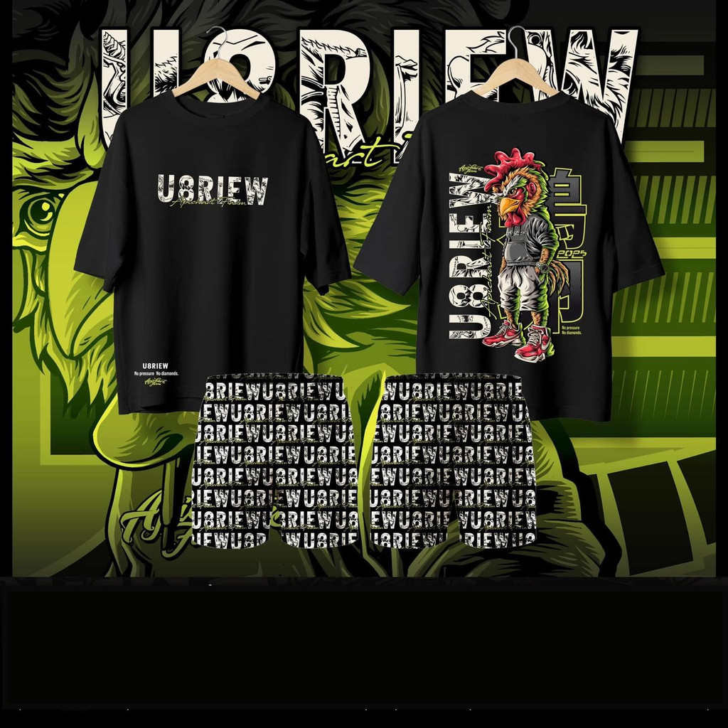 NEW เสื้อยืด U8riew & ApichartFarm T-SHIRT เสื้อยืดคอตตอนสีขาวดำ 2 สี cotton T-shirt S-5XL