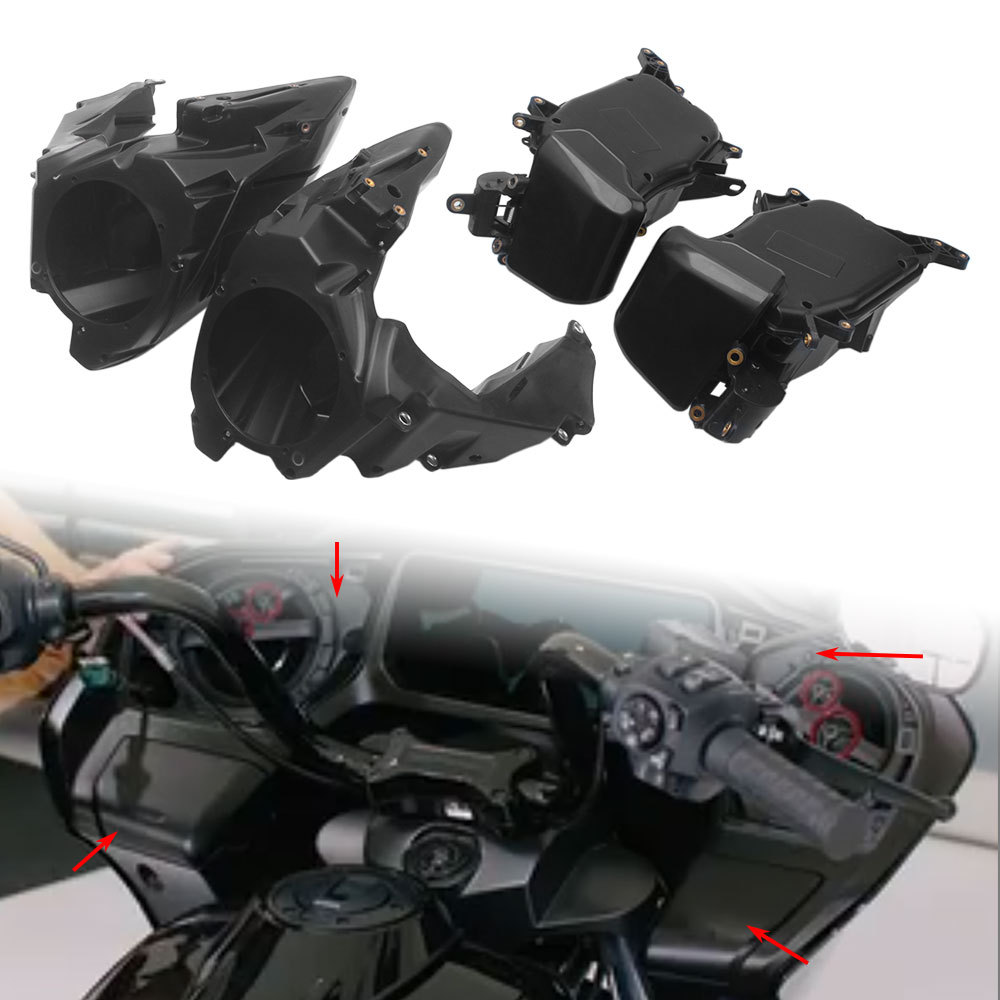 รถจักรยานยนต์ Fairing ภายในกล่องเก็บถุงมือและลําโพงสําหรับ Harley Road Glide Cvo St Cvo/Se 2023-926 