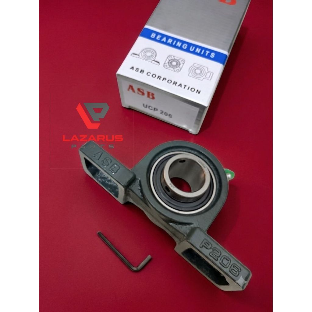 หมอนบล็อก UCP 206 AS 30mm ASB ORIGINAL