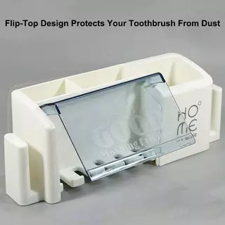 GOOD ติดผนัง Multi-Functional ห้าหลุมผู้ถือแปรงสีฟันห้องน้ํา Ra สําหรับครอบครัว Organizer แปรงสีฟันชั้นวางยาสีฟัน DDC