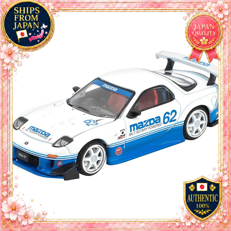 Genesis Company POP RACE x Enigma 1/64 Mazda RX-7 (FD3S) Blue/White Completed PRE021