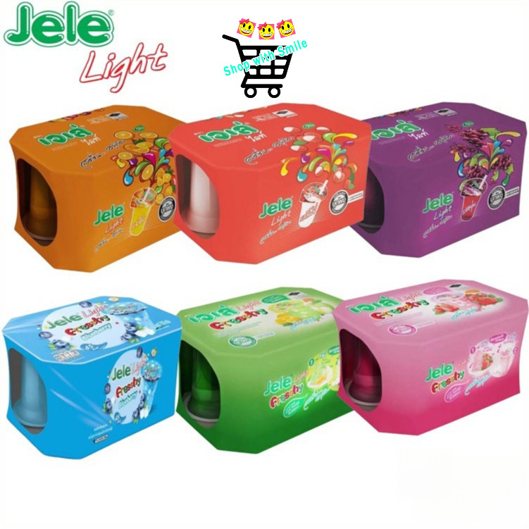 [แพ็ค 6 ถ้วย] Jelly Light Freshy เจเล่ไลท์ เฟรชชี่ มี 6 รสชาติให้เลือก 125 ก.