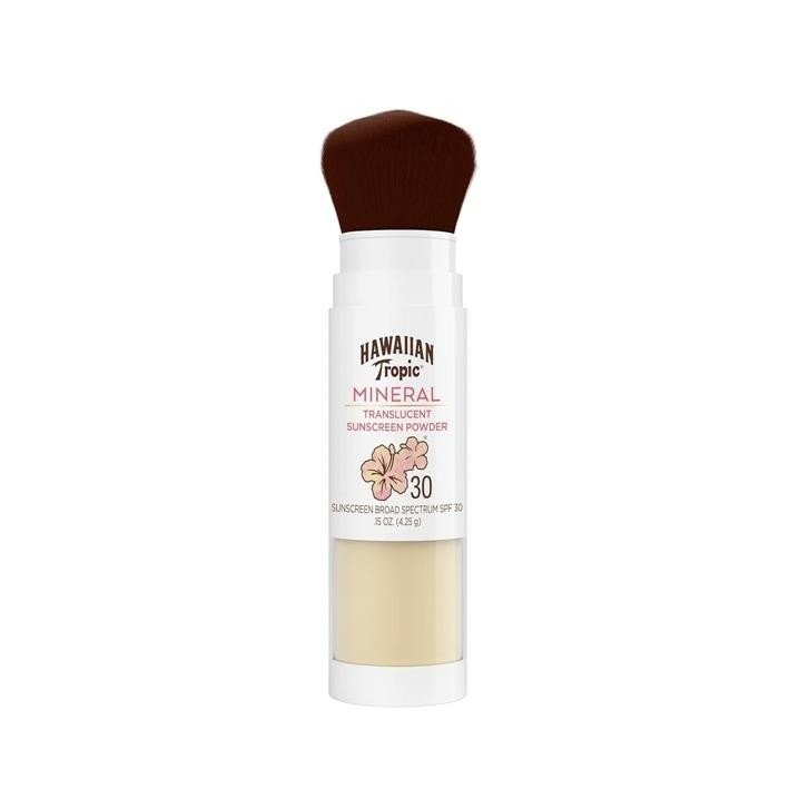Hawaiian Tropic - Mineral Translucent Powder Brush SPF30 Lightweight Makeup GIBJ