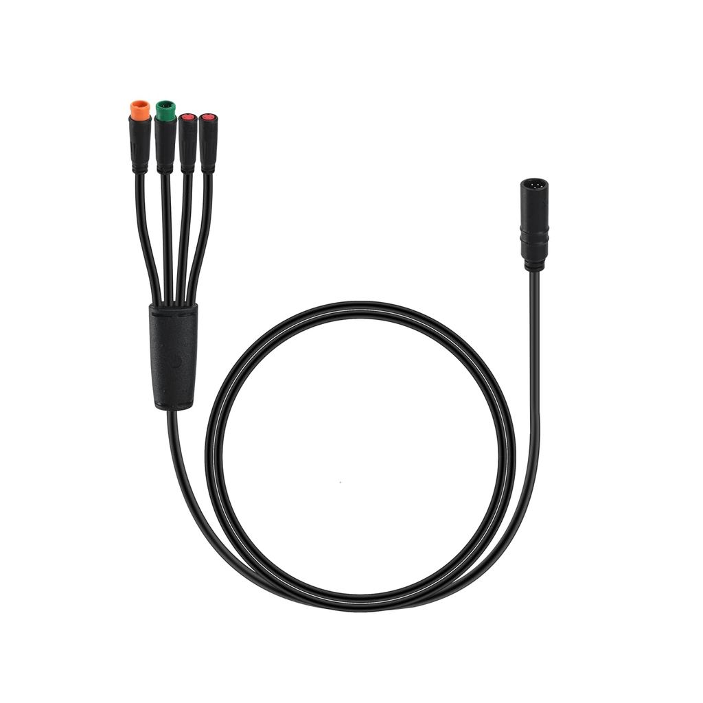 1T4 Harness สําหรับ BAFANG กลางไดรฟ์มอเตอร์ BBS02 BBSHD & Hub มอเตอร์ G062 G063, 8Pin ถึง 4 Connecto