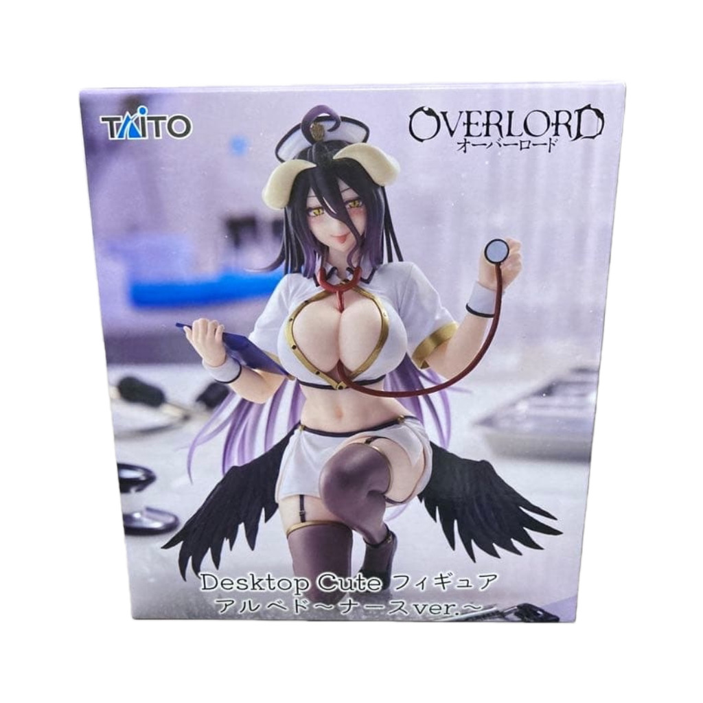 เวอร์ชั่นญี่ปุ่น TAITO Desktop Product OVERLORD Albedo พยาบาล Jingpin Figure