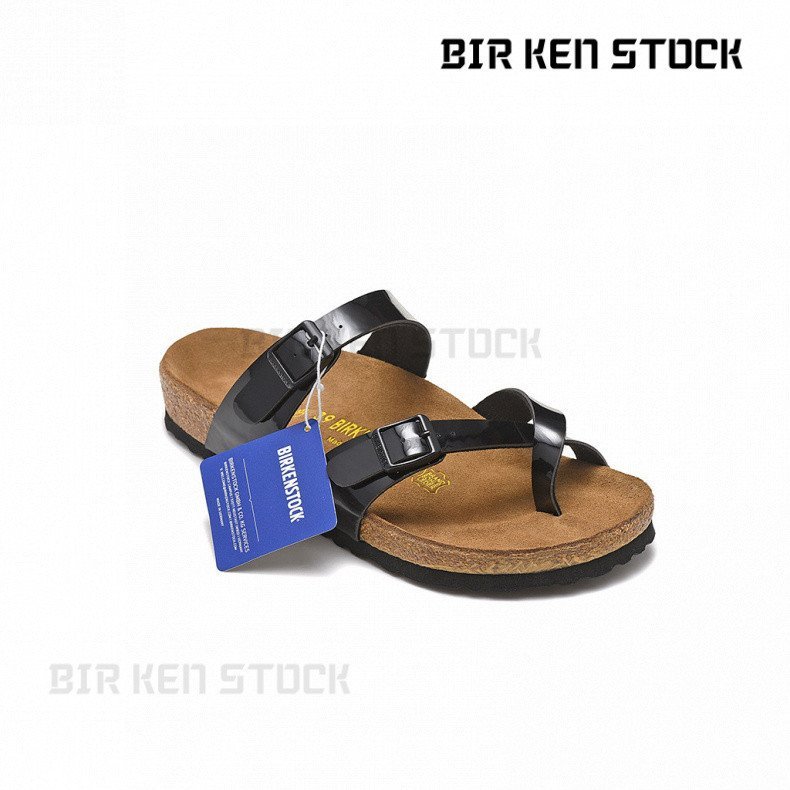 Birken & stock ผู้ชายและผู้หญิงคลาสสิก Cork รองเท้าแตะชายหาดรองเท้าสบายๆฝาครอบ Toe Oil Wax Mayari Se