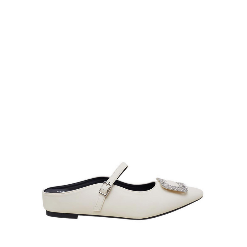 Payless Nine West Womens Alanis Mule Shoes - Off White_15