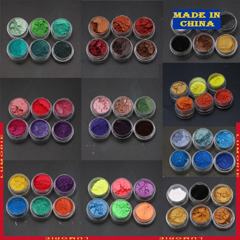 LUMI DIY ทําย้อมอุปกรณ์เสริมเครื่องสําอางเกรด Pearlescent ธรรมชาติ Mica ผงแร่อีพ็อกซี่เรซิ่น Dye Pearl Pigment