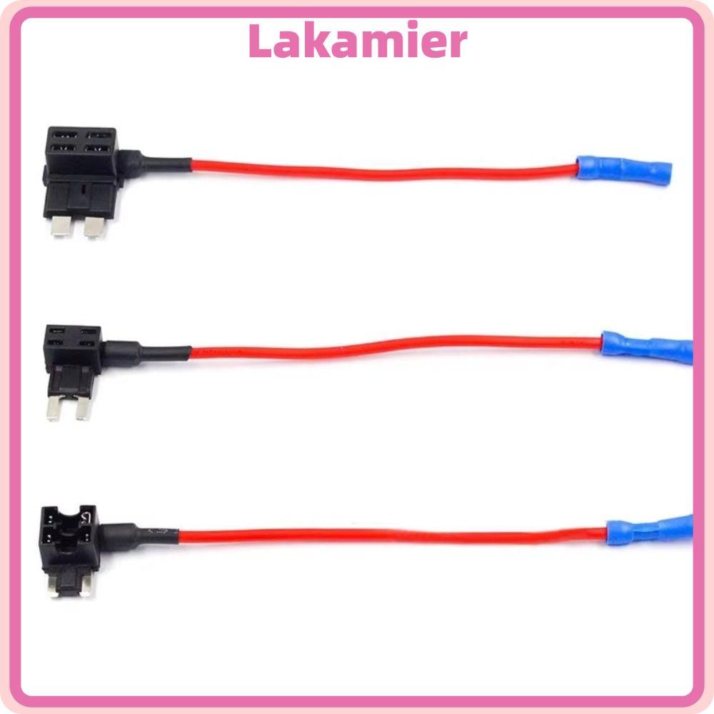 LAKA Fuse Tap Adapter, 12V/24V Standard Car Fuse Holder Tap, Mini Add-a-Fuse