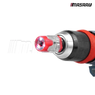 MASARU SAHM-740 ปลอกแม่เหล็กใส่ดอกไขควงไฟ LED เปิดไฟได้ระหว่างใช้งาน ก้านดอกไขควง 6.35 mm (1/4")